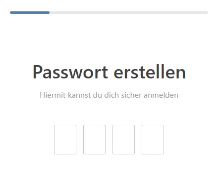 3 Passwort erstellen